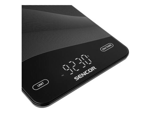 Весы кухонные Sencor SKS7700BK - Фото 2