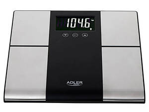 Підлогові електронні аналітичні ваги Adler AD 8165, до 225 кг, з LED-дисплеєм.