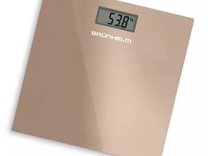 Ваги електронні підлогові Grunhelm BES-GLD 180 кг бежеві