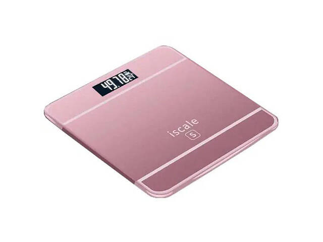 Ваги для підлоги електронні iScale 2017D 180кг (0,1кг) з температурою ваги для підлоги 180 кг. Колір: рожевий - Фото 4