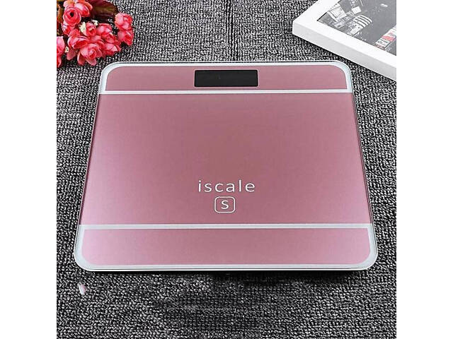 Ваги для підлоги електронні iScale 2017D 180кг (0,1кг) з температурою ваги для підлоги 180 кг. Колір: рожевий - Фото 6