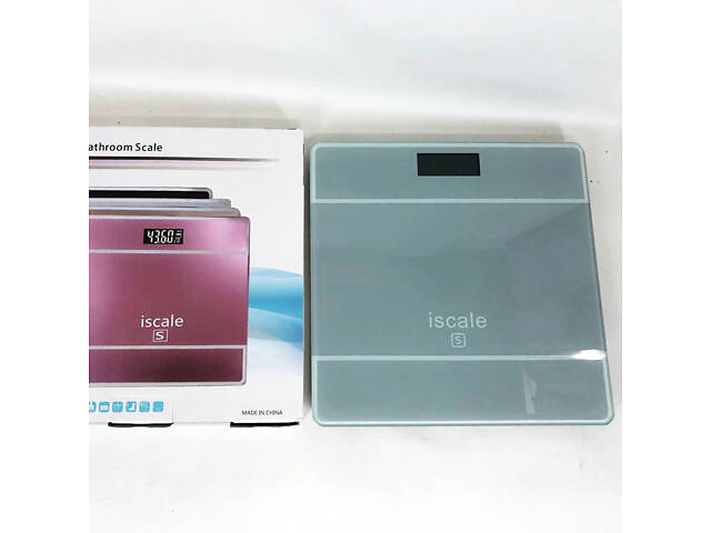 Ваги підлогові електронні iScale 2017D 180кг (0,1кг), з температурою. Колір: білий. - Фото 7