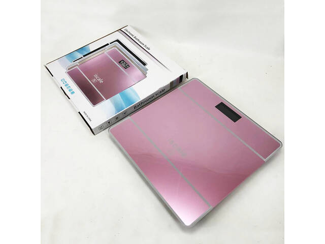 Ваги для підлоги електронні iScale 2017D 180кг (0,1кг) з температурою ваги для підлоги 180 кг. Колір: рожевий - Фото 8