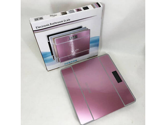 Ваги для підлоги електронні iScale 2017D 180кг (0,1кг) з температурою ваги для підлоги 180 кг. Колір: рожевий - Фото 13