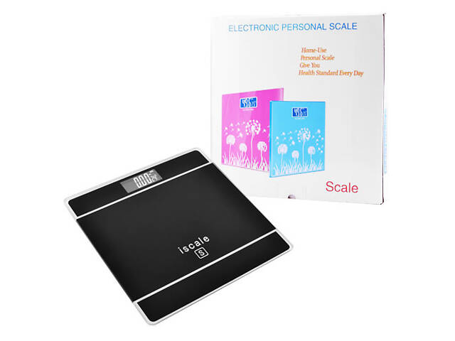 Ваги для підлоги електронні iScale 2017D 180кг (0,1кг), з температурою, ваги для підлоги. Колір: чорний - Фото 5