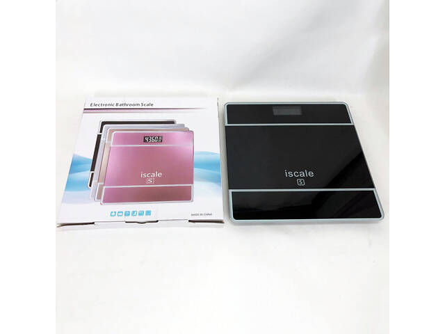 Ваги для підлоги електронні iScale 2017D 180кг (0,1кг), з температурою, ваги для підлоги. Колір: чорний - Фото 8