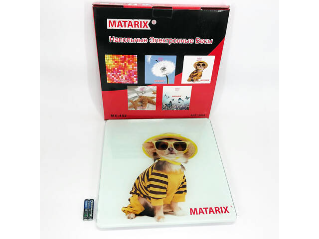 Ваги підлогові MATARIX MX-452 180 кг, Ваги підлогові для вимірювання маси тіла електронні, пес - Фото 4
