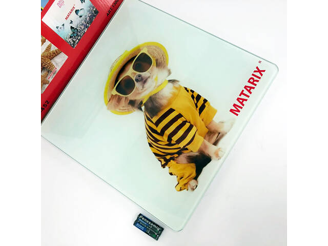 Ваги підлогові MATARIX MX-452 180 кг, Ваги підлогові для вимірювання маси тіла електронні, пес - Фото 5