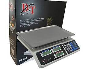 Весы торговые 50kg*4v D&T SMART DT-809