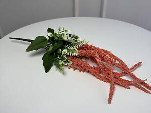 Гілка амаранту штучна 5шт/уп. Колір: кораловий