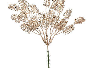 Ветка декоративная YES 973905 28 см золотистая