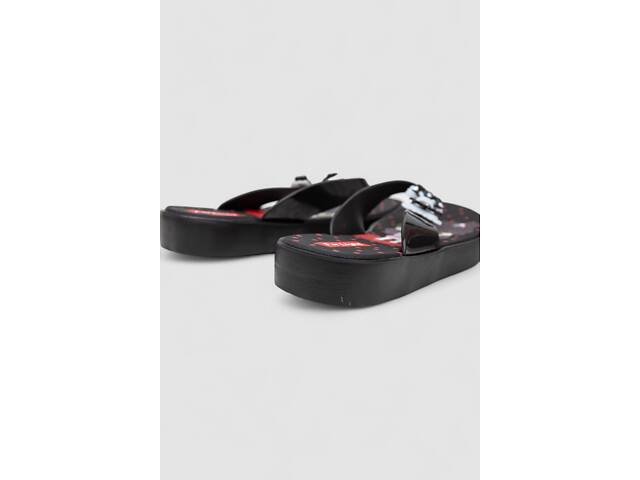 Вьетнамки детские для девочек, цвет черный, 243R7000C-3 - Фото 4