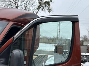 Ветровики (2 шт, EuroCap, Chrome) для Volkswagen Crafter 2006-2016 гг.