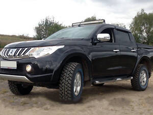 Ветровики (4 шт, HIC) для Mitsubishi L200 2015-2024 гг