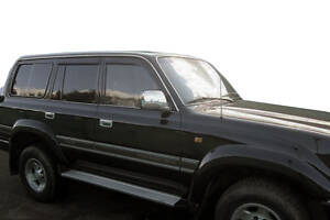 Ветровики (4 шт, HIC) для Toyota Land Cruiser 80