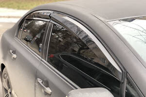 Ветровики (4 шт, Sunplex Sport) для Honda Civic Sedan VIII 2006-2011 гг