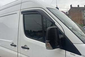 Ветровики клеящиеся (2 шт, Sunplex Sport) для Mercedes Sprinter W906 2006-2018 гг