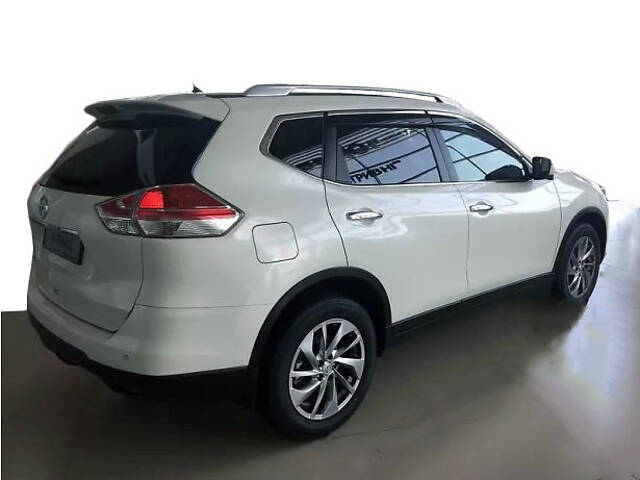 Ветровики с хром молдингом (4 шт, HIC) для Nissan X-trail T32/Rogue 2014-2021 гг