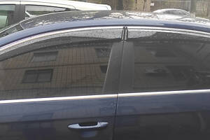 Ветровики с хромом SD (4 шт, Sunplex Chrome) для Volkswagen Passat B6 2006-2012 гг