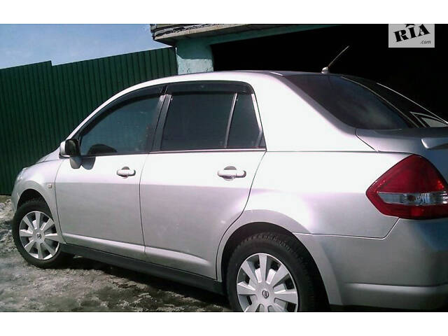 Ветровики SD (4 шт, HIC) для Nissan Tiida 2004-2011 гг