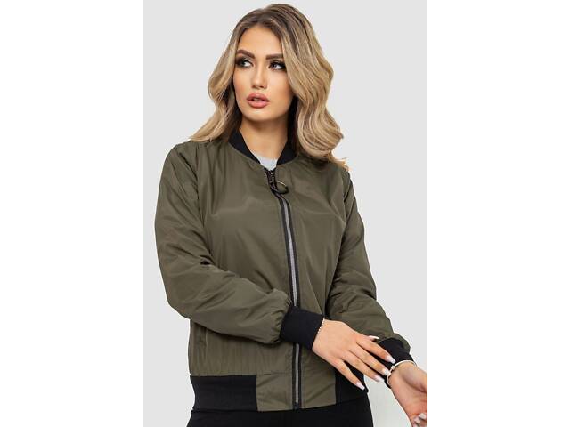 Ветровка женская, цвет хаки, 238R010