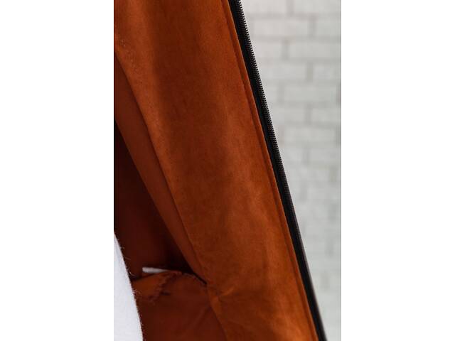 Вітровка чоловіча на блискавці, колір теракотовий, 131R3009 - Фото 6