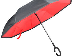 Вітрозахисна подвійна парасолька, червона