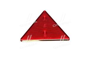 Відбивач-трикутник (катафот) (підкладка метал, червоний, 160x141x10) ФП-401 UA51