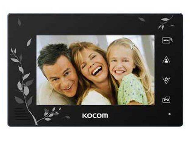 Видеодомофон Kocom KCV-A374SDLE Black