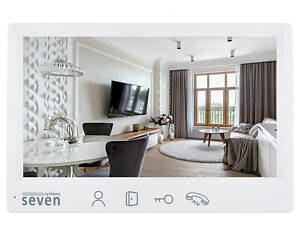 Відеодомофон Seven Systems DP-7571 FHD 7' White