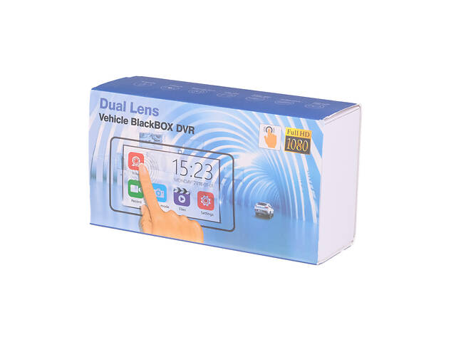 Відеореєстратор з камерою заднього виду автомобільний реєстратор - Фото 5