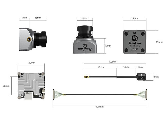 Відеосистема FPV RunCam Air Unit Phoenix HD цифрова - Фото 3