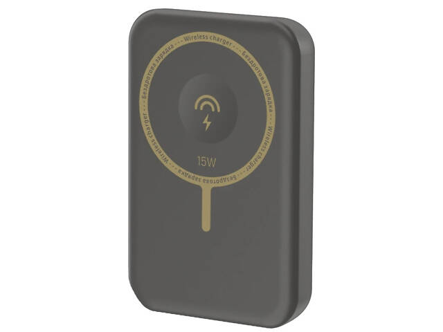 VIDEX VPB-W102 PD20W Grey 10000mAh Повербанк з бездротовою зарядкою - Фото 1