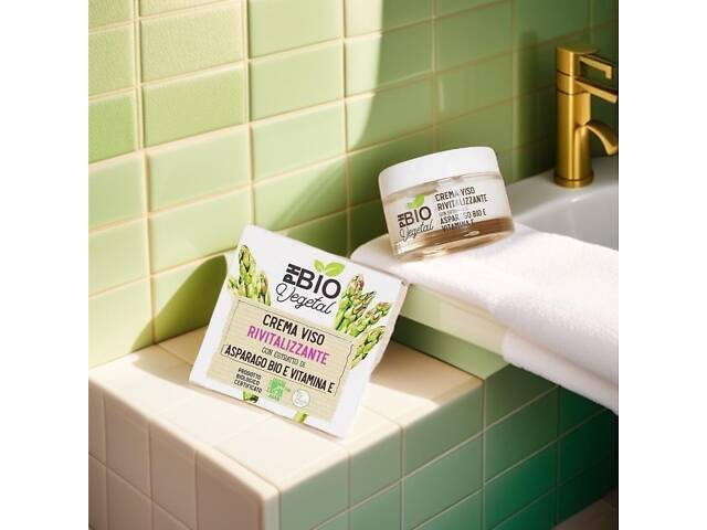 Відновлювальний крем для обличчя з екстрактом спаржі та вітаміном Е / Ефективне зволоження та омолодження шкіри / 50 мл - Фото 1