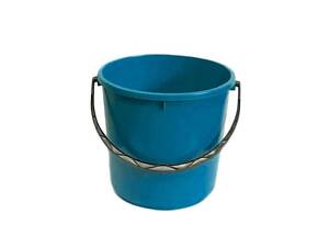 Ведро пл. 10л харч. с мерной шкалой, голубое ТМ ПРОМСАНТЕХПЛАСТ