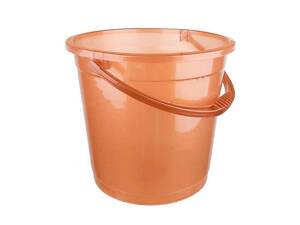 Ведро пищ. харчовое 12л бронза прозрачное ТМ R-PLASTIC