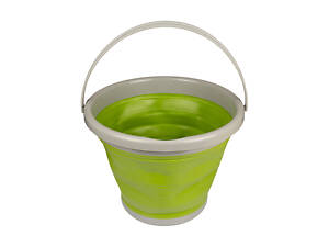 Ведро TRAMP складное силиконовое 10л UTRC-091 Олива
