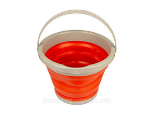 Ведро TRAMP складное силиконовое 5л, Оранжевый, Оригинал!