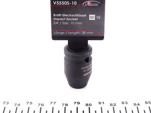 VIGOR V5550S-10 Головка торцевая ударная 1/2 10 мм