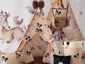 Вигвам Mickey house БОН БОН + корзина для игрушек + подвесная качель Полий Комплект!