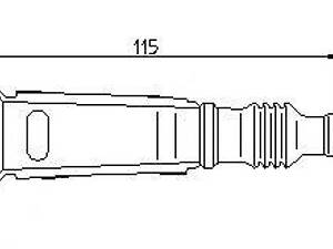 Вилка, свеча зажигания BREMI 13338A5 на MERCEDES-BENZ /8 седан (W115)