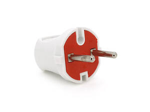 Виделка без заземлення 6 А 250 V A113, White, Q24