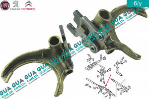 Вилка включения 1-2 передачи КПП 9684978580 Citroen / СИТРОЭН JUMPY 1995-2004 / ДЖАМПИ 1, Citroen / СИТРОЭН JUMPY II 200