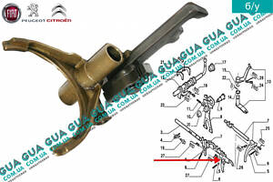 Вилка включения 3-4 передачи КПП 9603053580 Citroen / СИТРОЭН JUMPY 1995-2004 / ДЖАМПИ 1, Citroen / СИТРОЭН JUMPY II 200