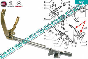 Вилка включения 5 передачи КПП 9402558258 Citroen / СИТРОЭН JUMPY 1995-2004 / ДЖАМПИ 1, Citroen / СИТРОЭН JUMPY II 2004-