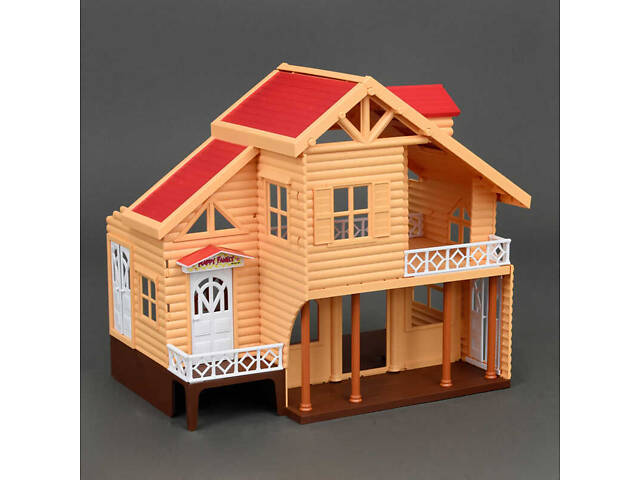 Вілла 'Щаслива сім'я' 012-03 (6) меблі, фігурка, підсвічування, в коробці - Фото 2