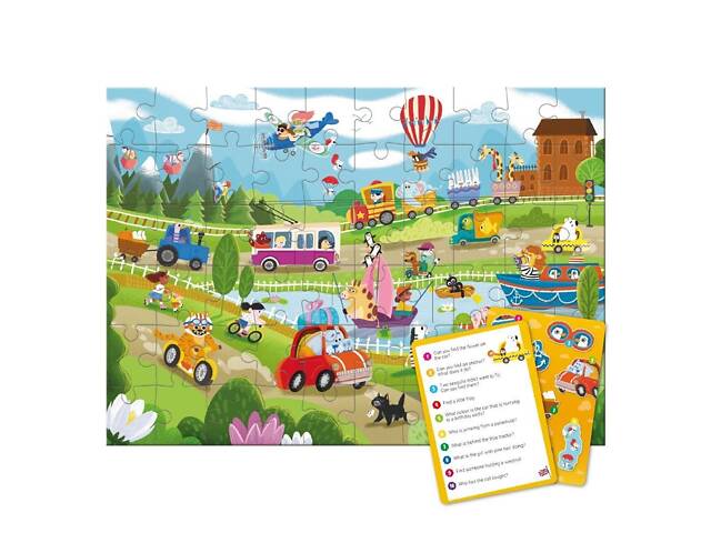 Віммельпазл "Диво-транспорт", 60 ел - Фото 2