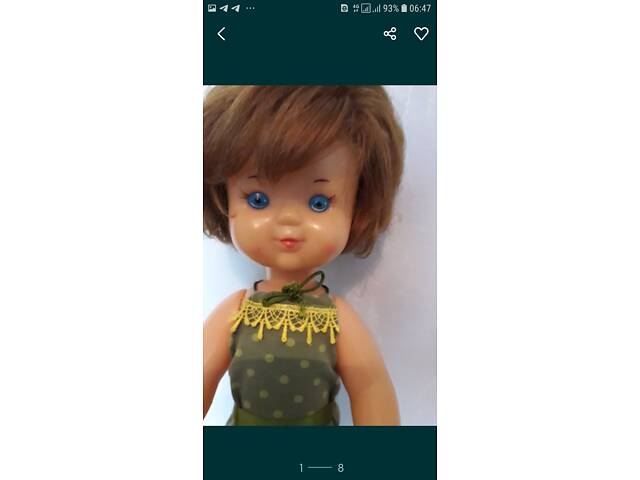 Вінтажна ЛЯЛЬКА СРСР. - Фото 1