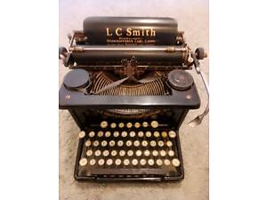 Винтажная ручная печатная машинка LC Smith Corona No 8 10' Antique 1928