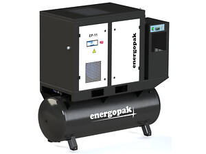 Гвинтовий компресор Energopak EP 11/RD-T500 з осушником і ресивером 500 л 1450 л/хв, 10 барів, 11 кВт